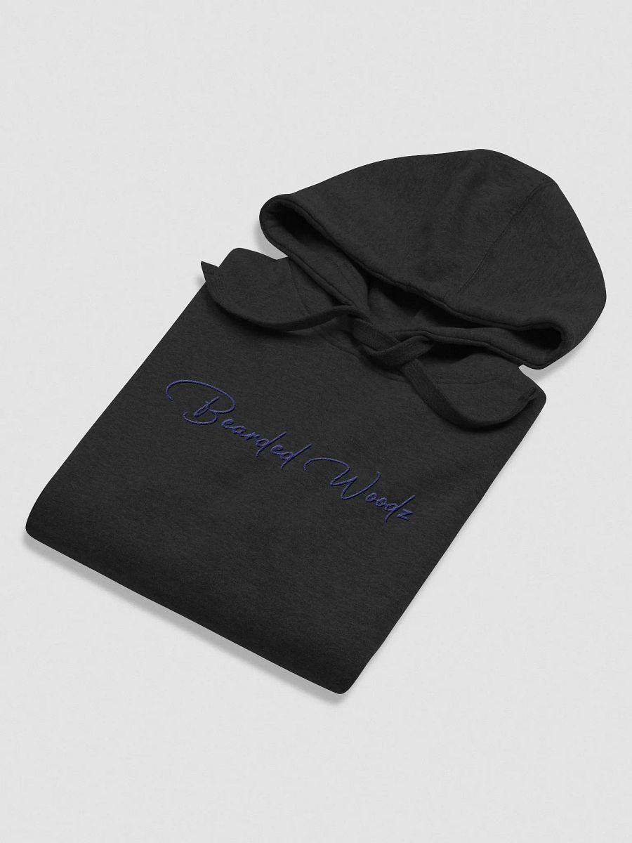 Men's Bearded Woodz Signature Hoodie (Navy Embroidery) product image (3)