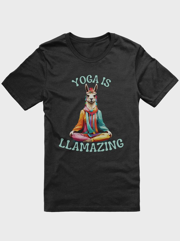 Yoga Llama Graphic T Shirt | Yoga Is Llamazing product image (1)
