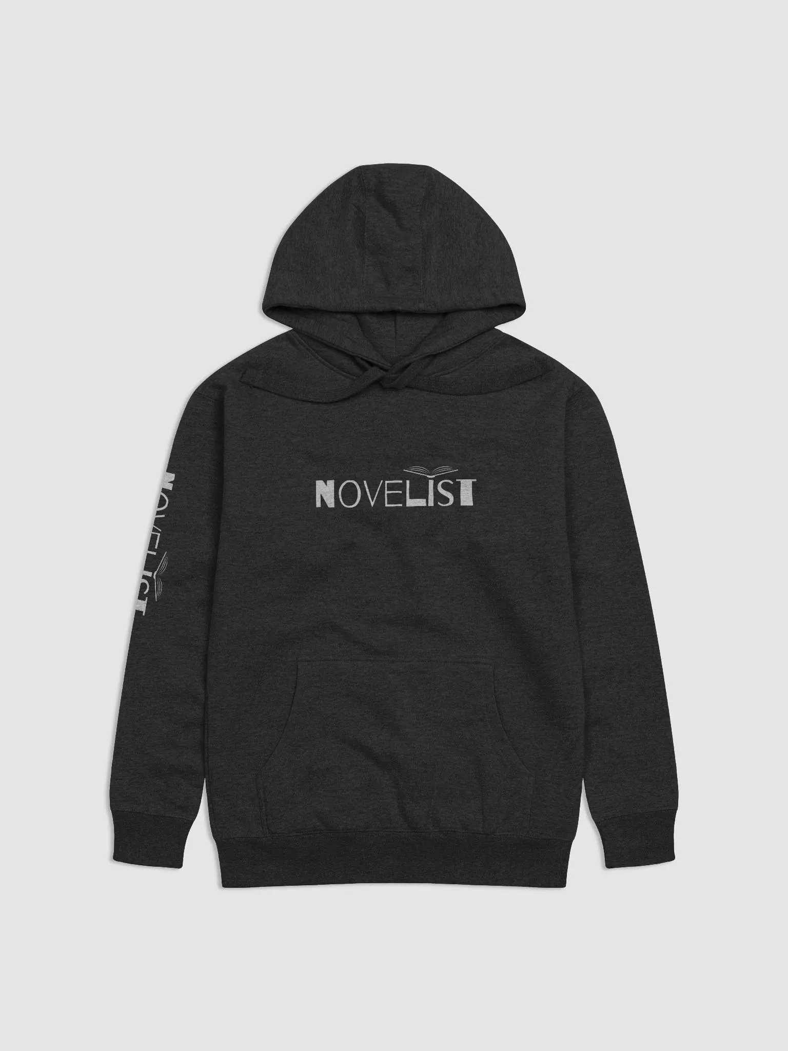 Novelist Silver Text Unisex Hoodie product image (1)