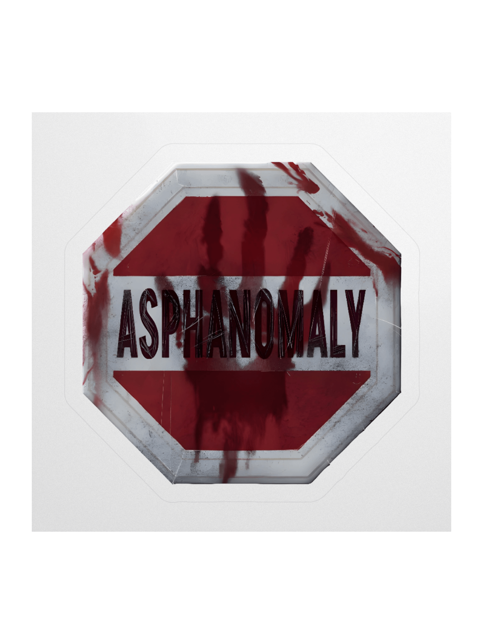 Asphanomaly Stop Sign Sticker product image (2)
