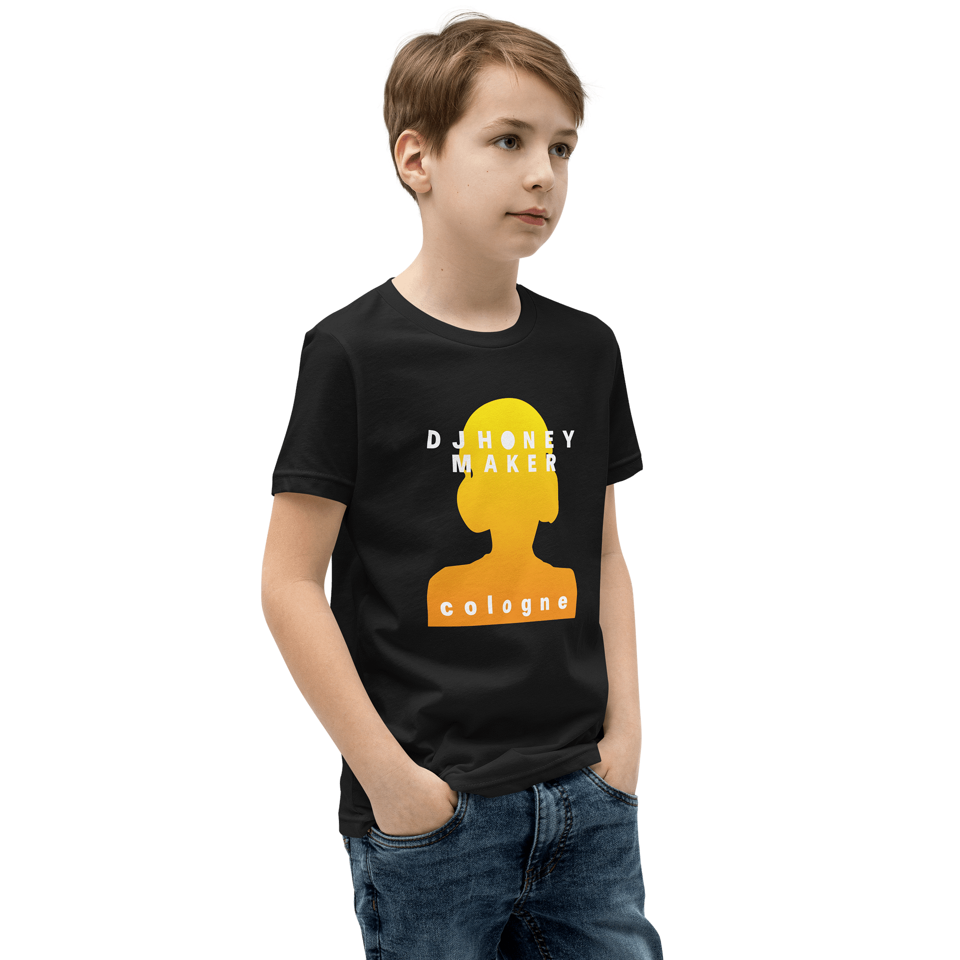 DJHoneyMaker Cologne Youth Short Sleeve T-Shirt product image (2)