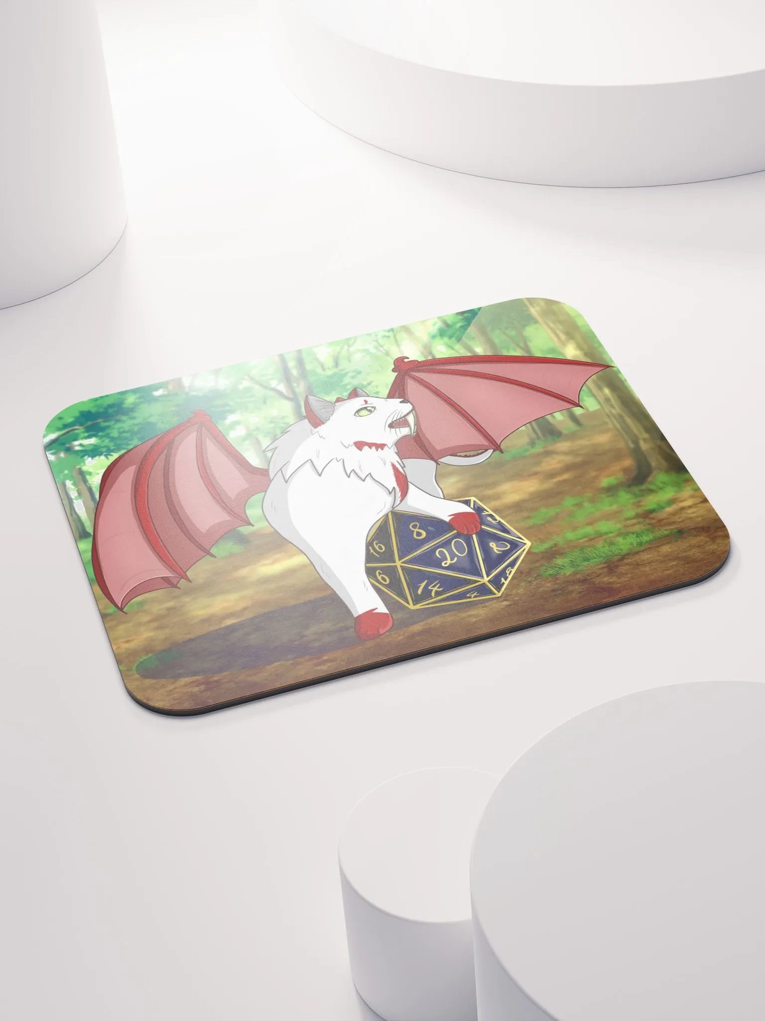 Crimson D20 Mouse Pad product image (4)