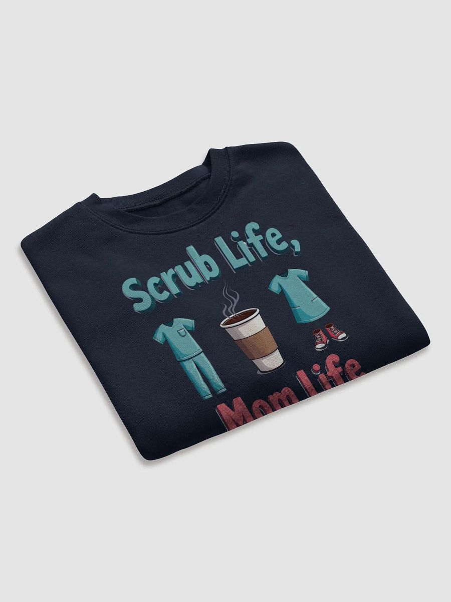 Scrub Life, Mom Life Fleece Crop Sweatshirt product image (27)