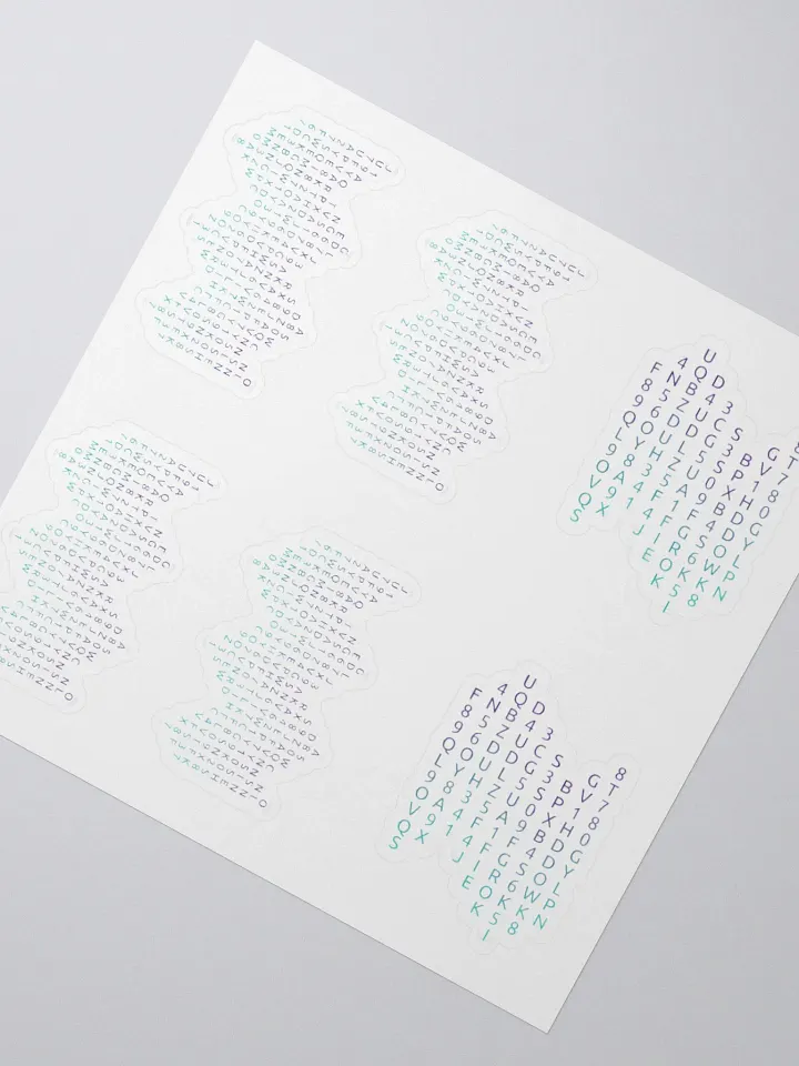 Ra1nfall Sticker Sheet product image (4)
