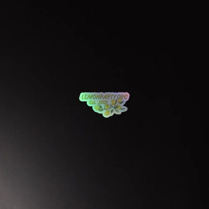Lemon Party! - Kiss Cut Holo Stickers product image (4)