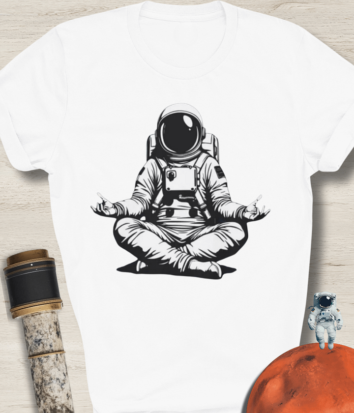 Cosmic Zen Astronaut T-Shirt product image (1)