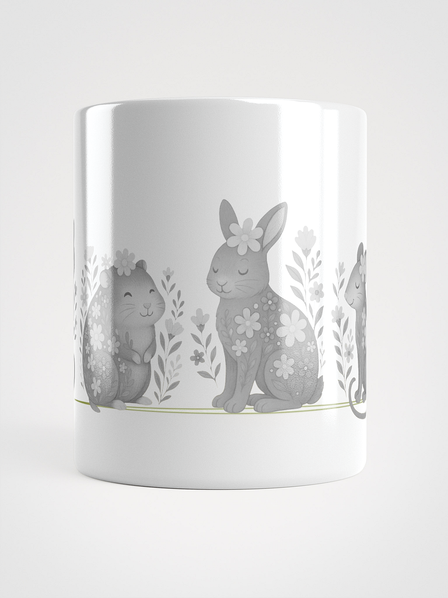 Mug Blanc - Ferme Fleurie Monochrome Série 2 - Cadeau Original product image (5)