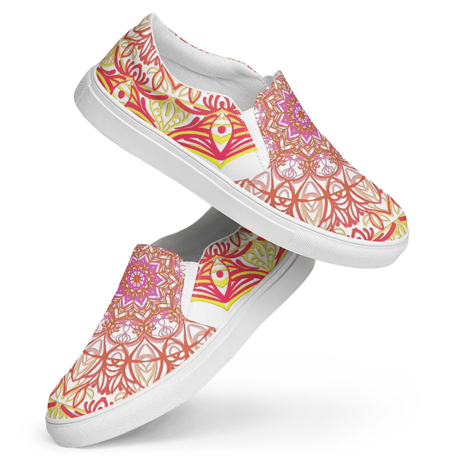 Mandala Magic Women's Slip-On Shoes product image (3)
