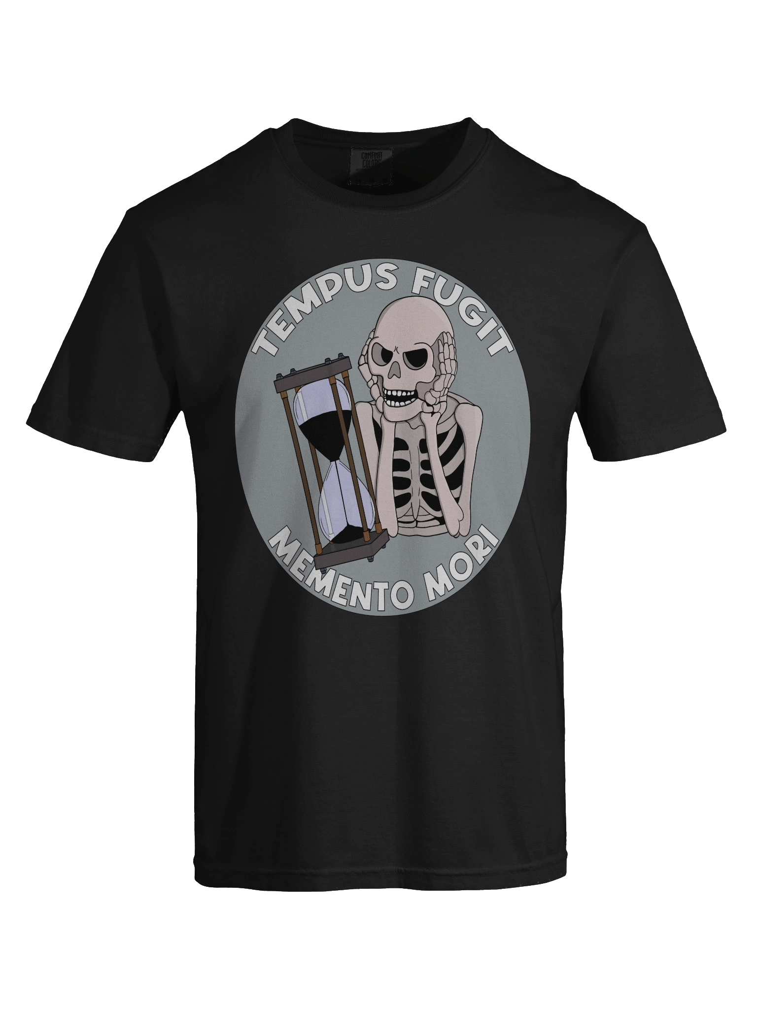 Tempus Fugit Skeleton Memento Mori Hourglass product image (93)
