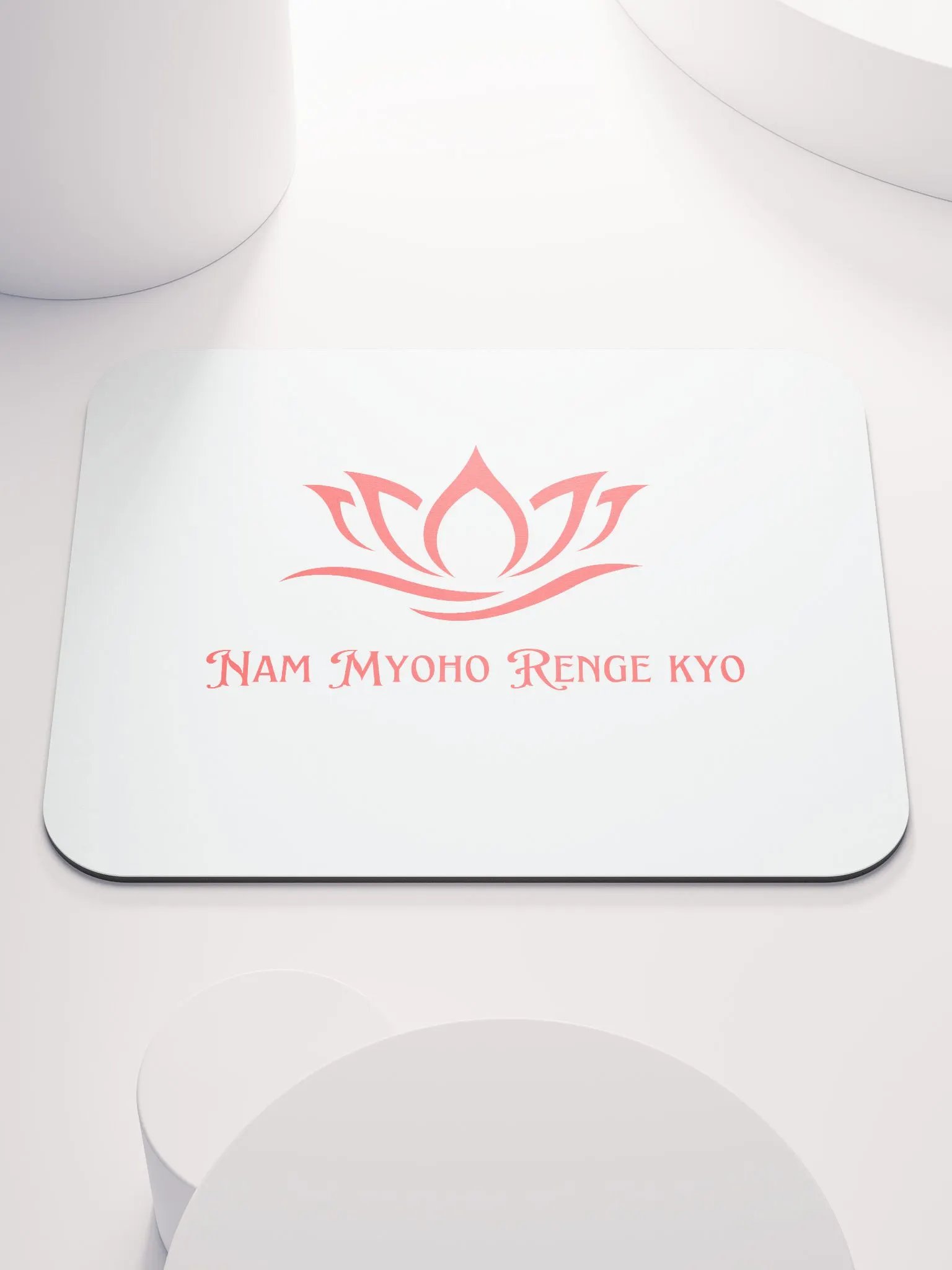 NMRK Lotus Harmony Mouse Pad (Red) product image (1)