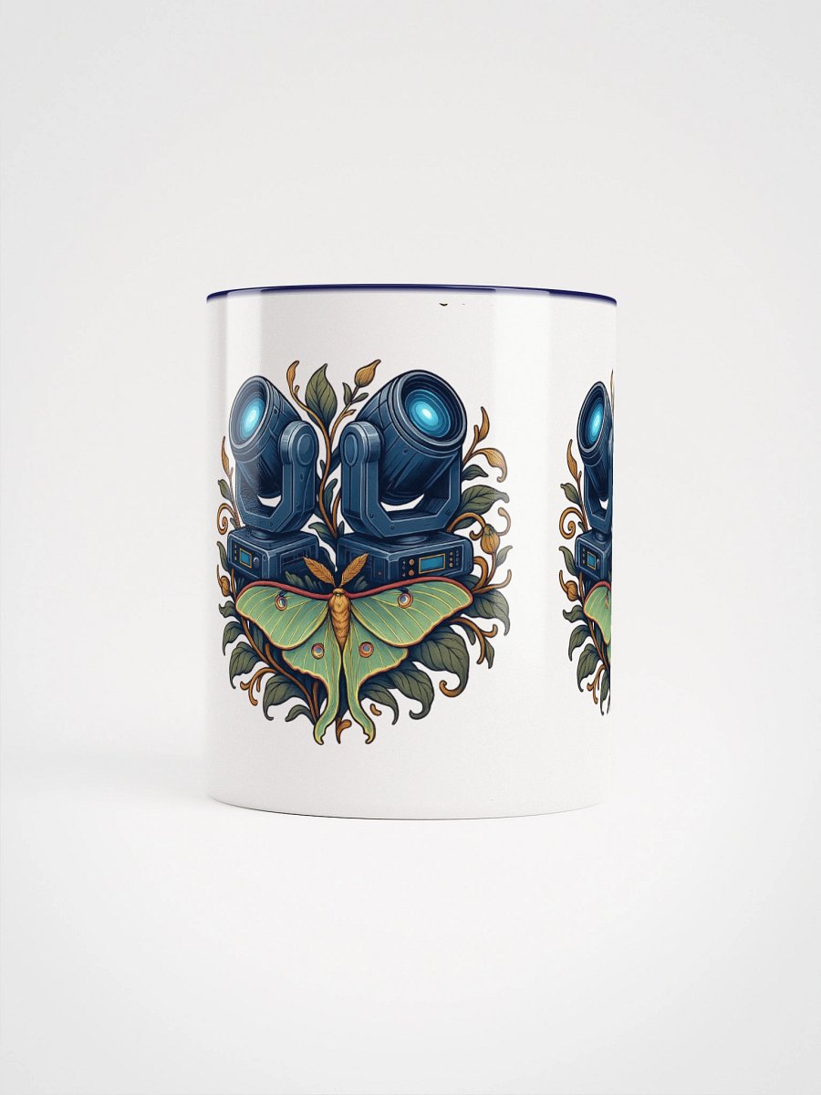 Theatrically Jerry: "Luna Moth" Moving Head Light Ceramic Mug product image (5)