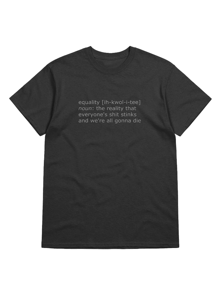 Equality T-shirt product image (1)