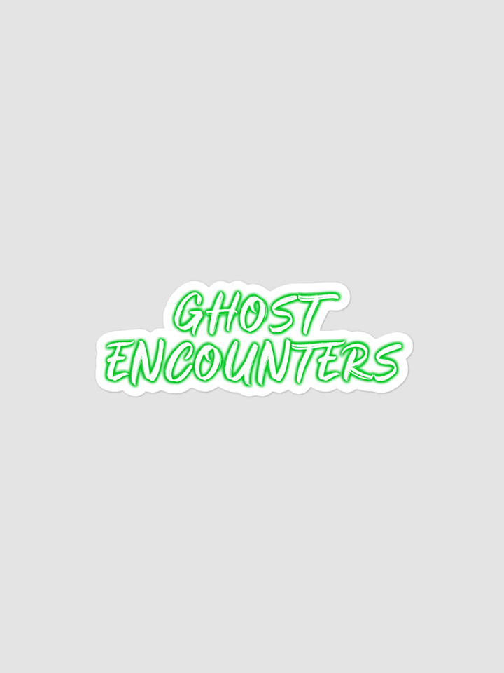 Ghost Encounters Kiss Cut Sticker product image (1)