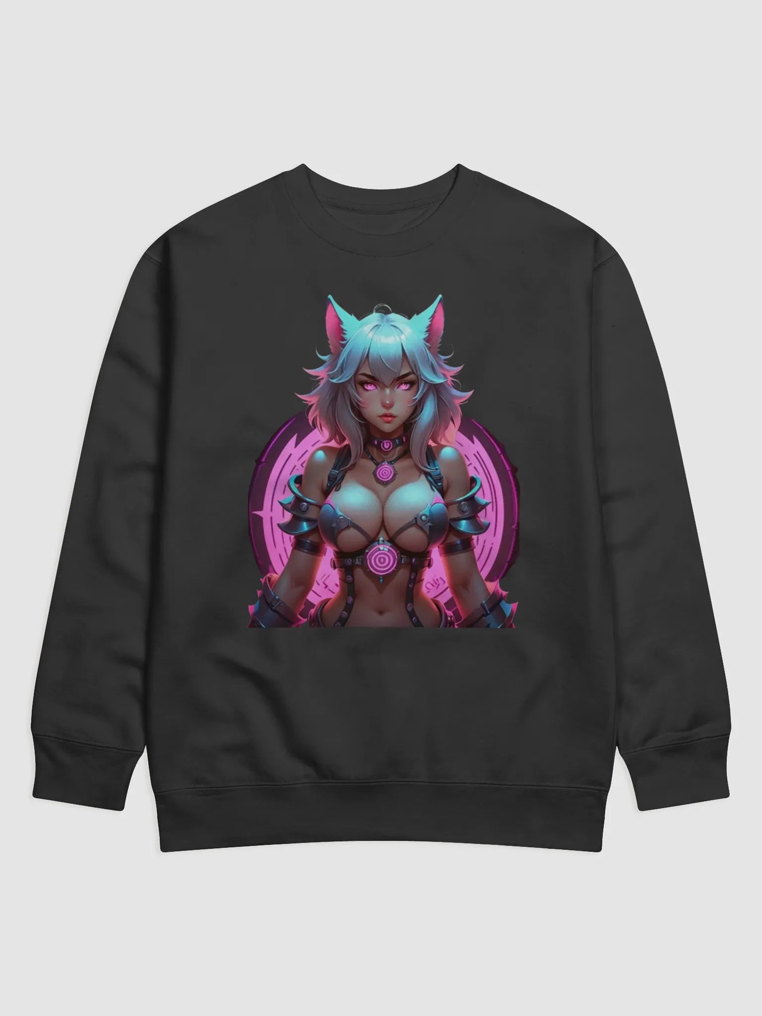 Futuristic Feline Fantasy Premium Sweatshirt product image (1)