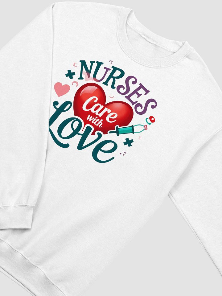 Nurse Love & Care Crewneck Sweatshirt product image (17)