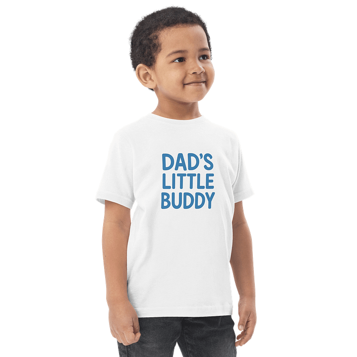 Dad's Little Buddy Toddler Jersey T-Shirt product image (2)