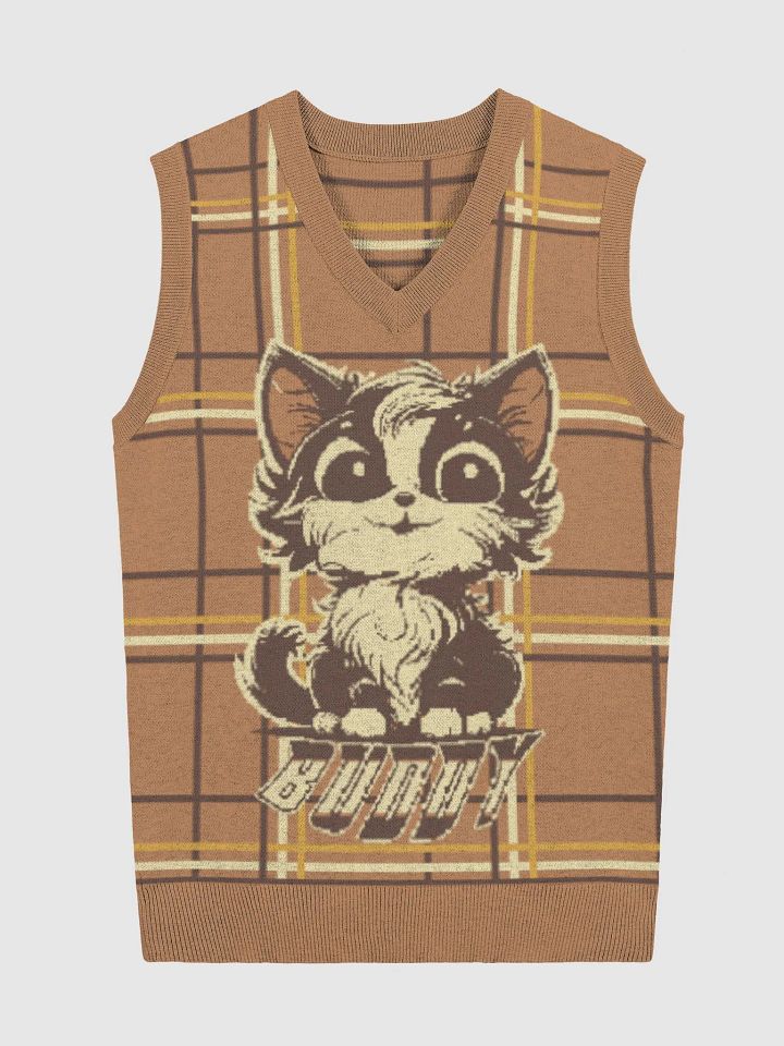 Buddy Knitted V-Neck Vest 22 product image (2)