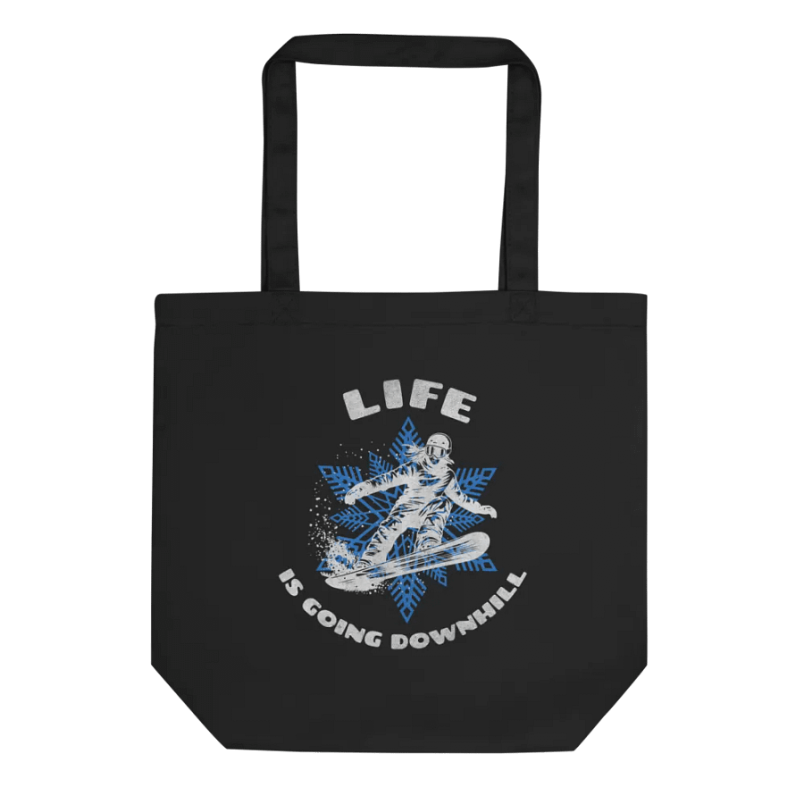Life Is Going Downhill Canvas Tote product image (1)