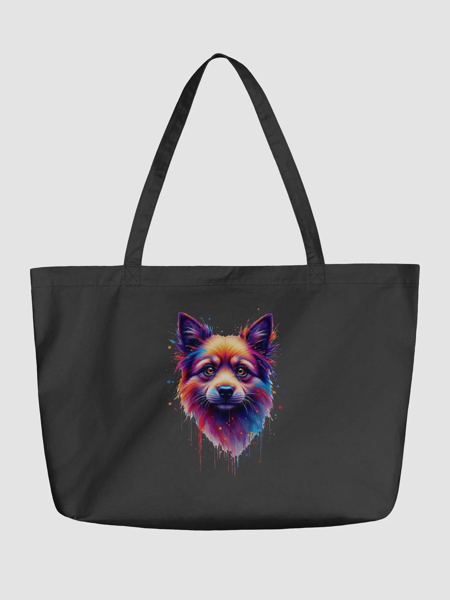 Vibrant Pup Portrait Eco Tote product image (2)
