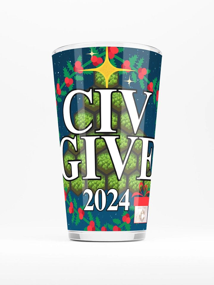 Flagship logo Pint glass product image (1)