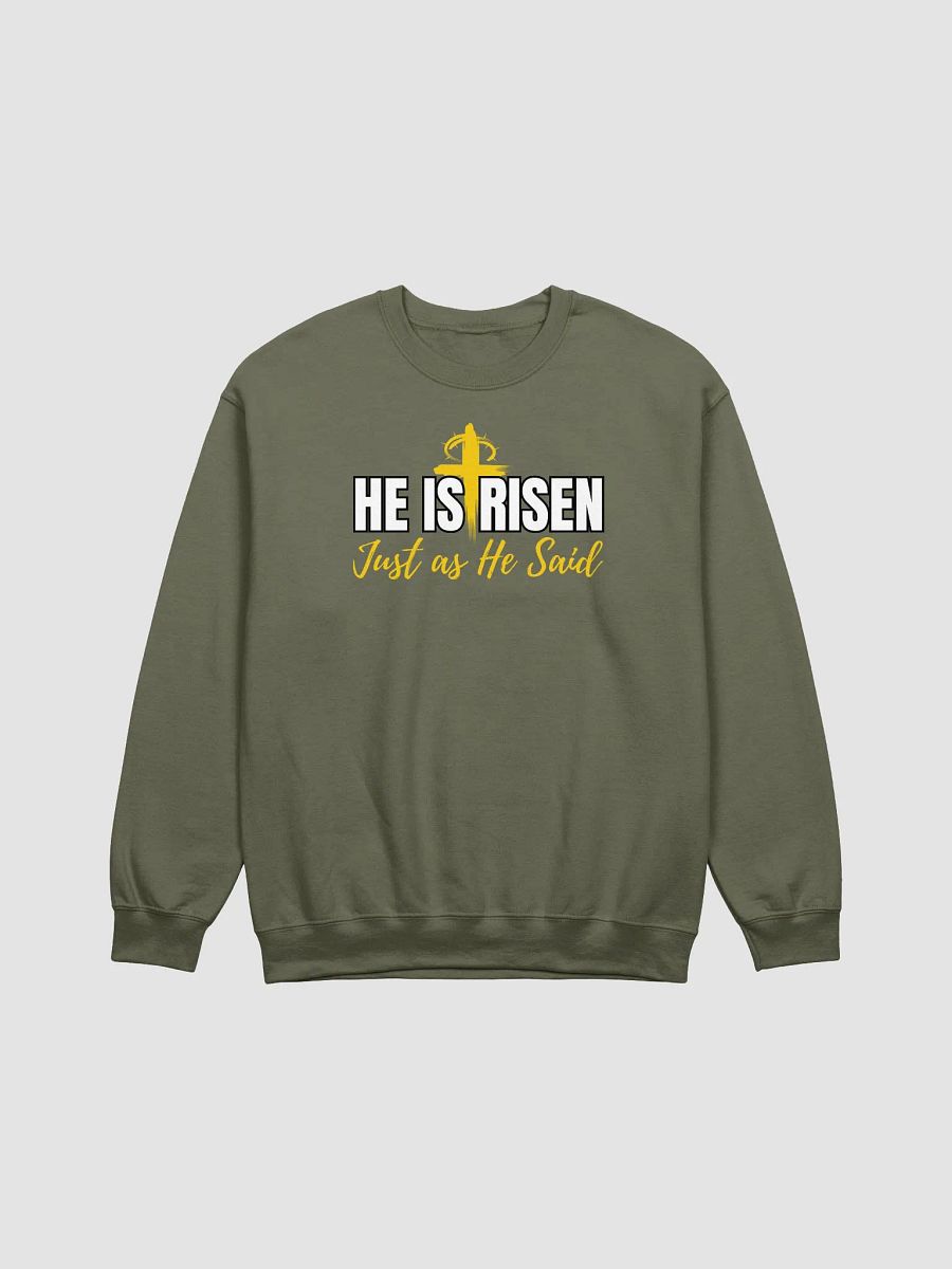 He is Risen, Just as He Said, Easter Gildan Sweater product image (2)