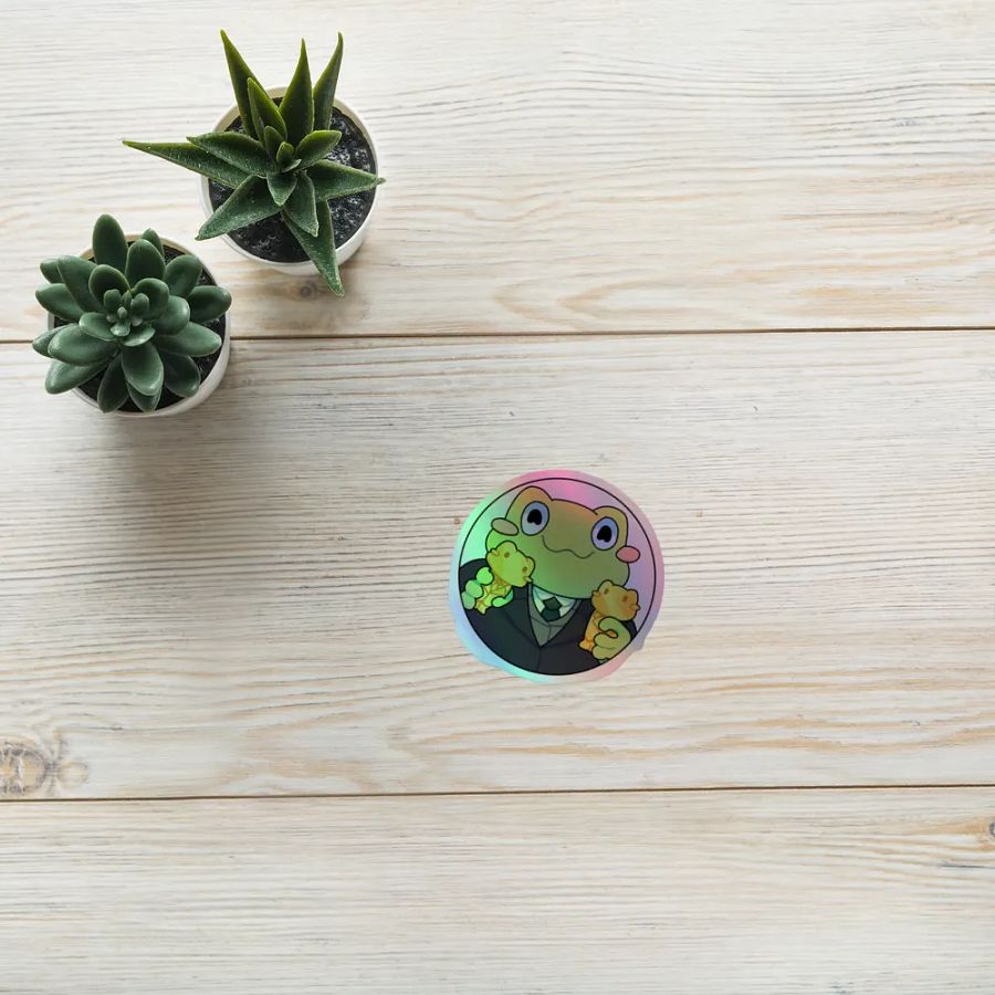 Croakitoad Croaki Awards Holographic Sticker product image (10)