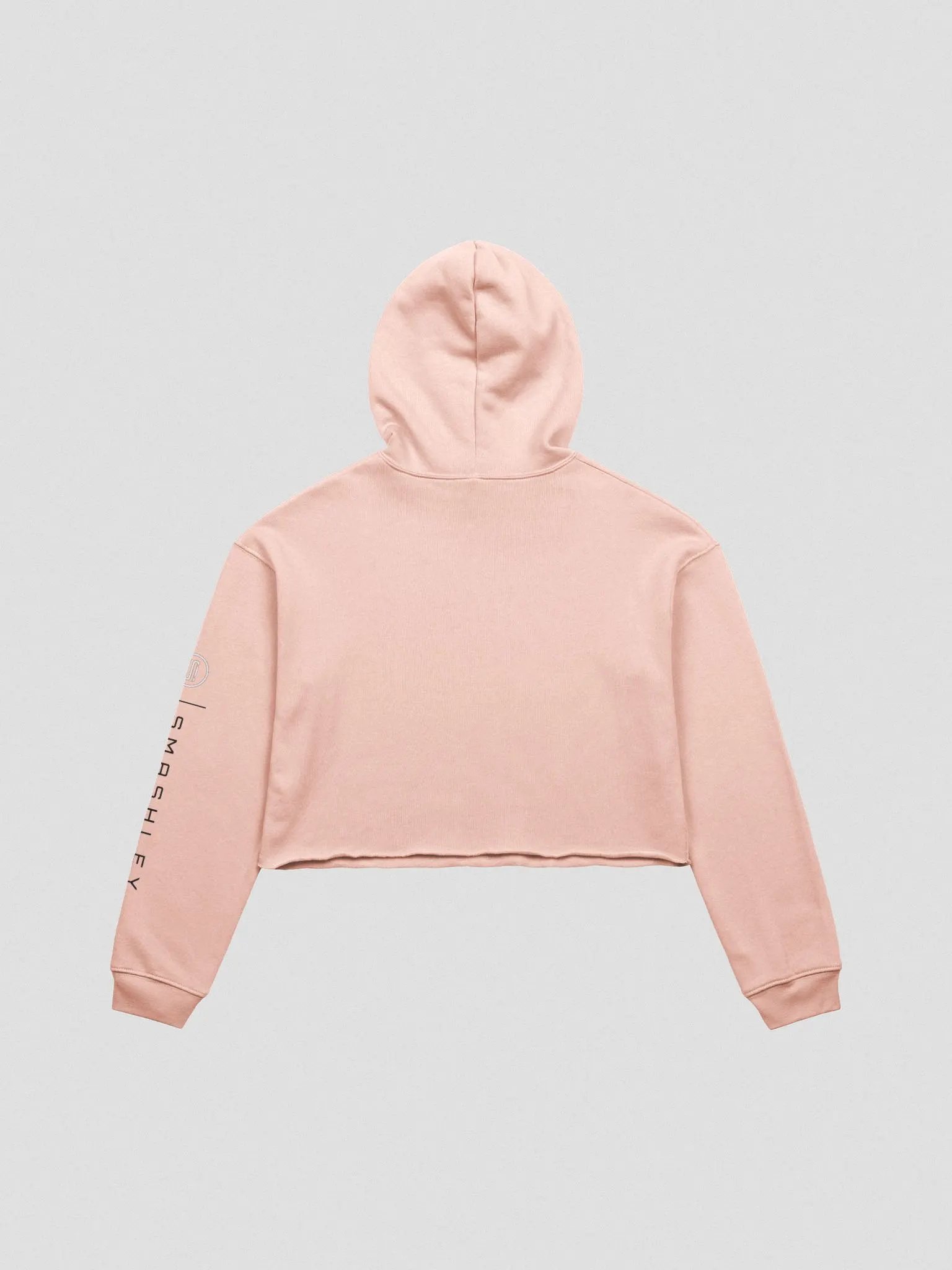 Smashley Cropped Hoodie - Pink/White Edition product image (3)
