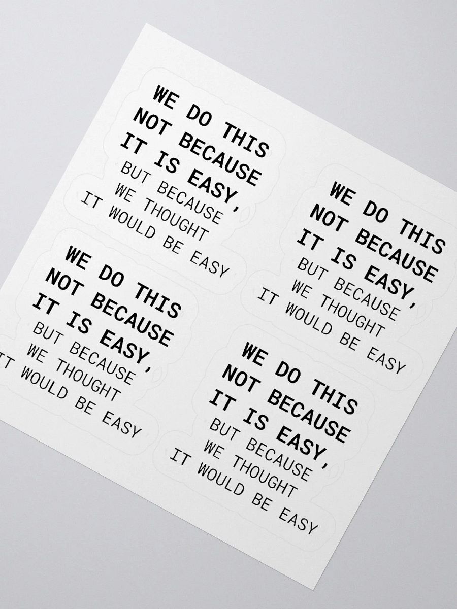 WE DO THIS - STICKER product image (1)