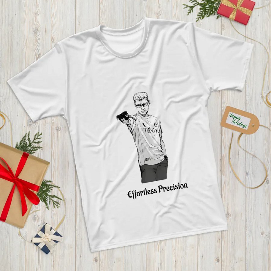 Olympic Icon: Yusuf Dikec Shooting Pose T-Shirt product image (12)