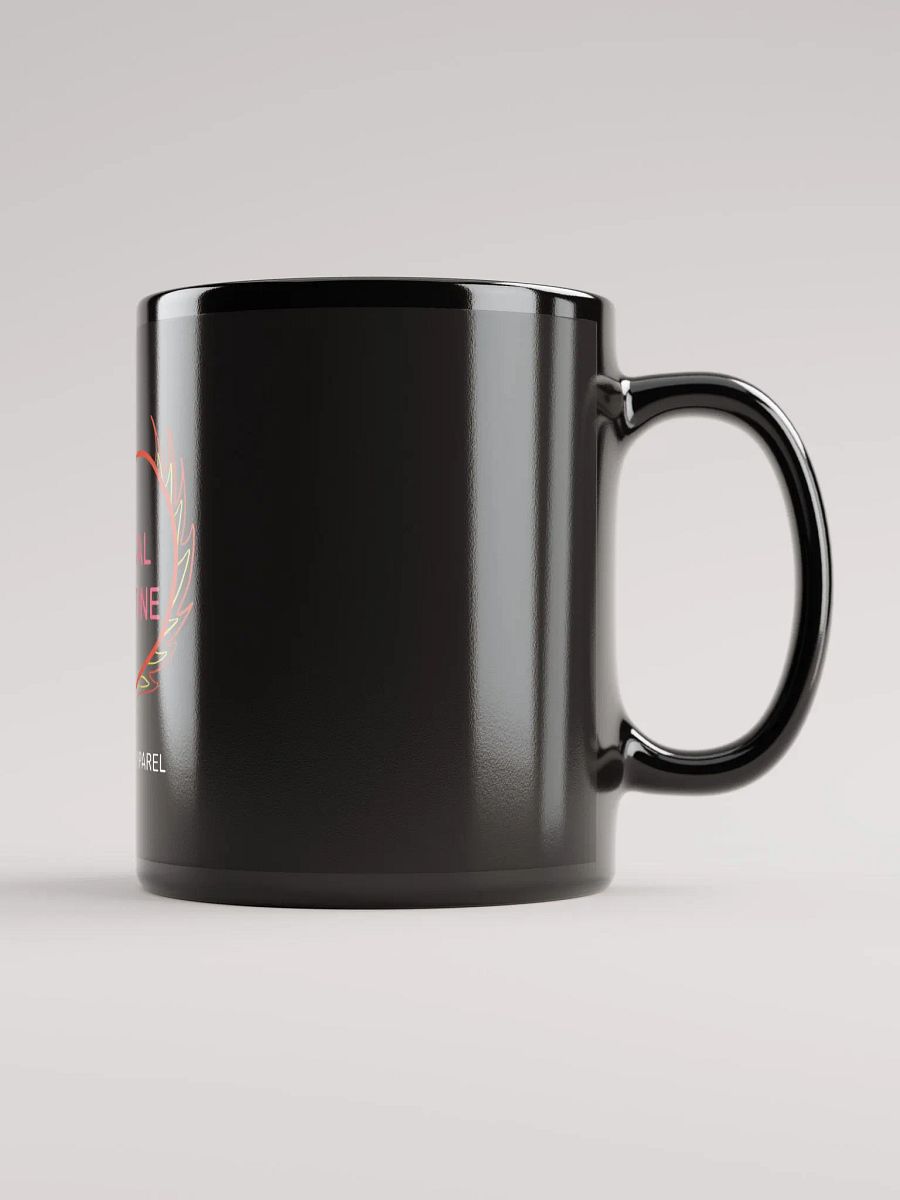 'Eternal Valentine' Black Glossy Mug product image (2)