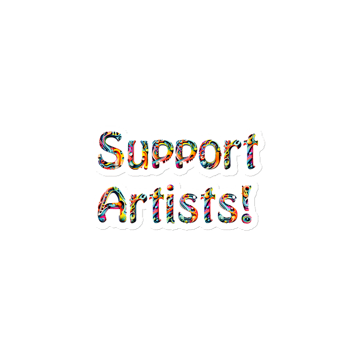 Support Artists! Colorful Magnet product image (2)