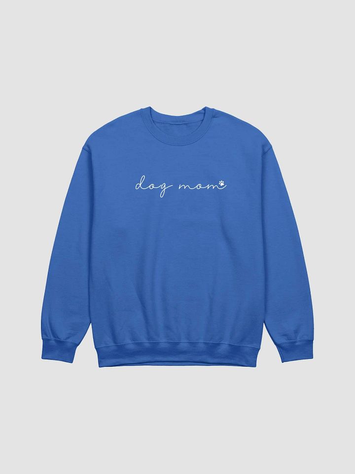 "dog mom" Sweatshirt (White lettering) product image (6)