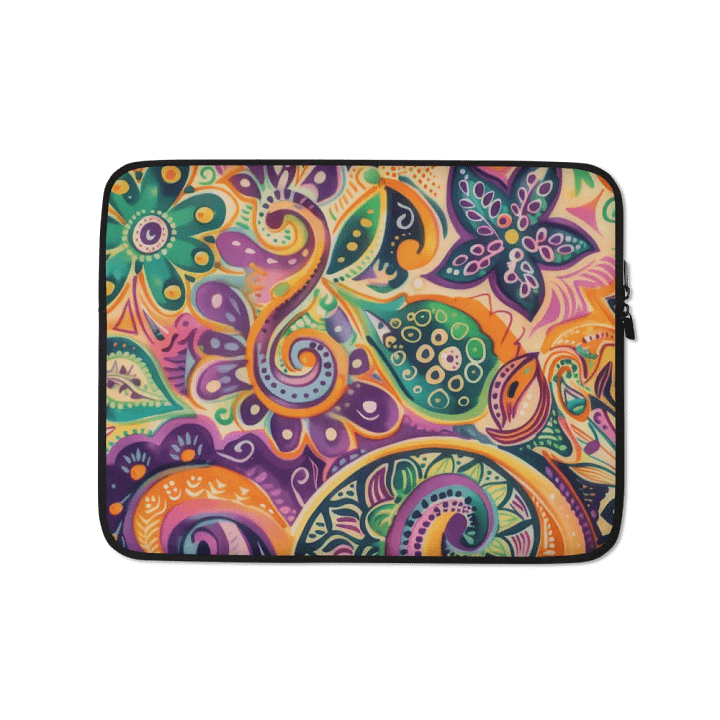 Bohemian Paisley Laptop Sleeve product image (1)