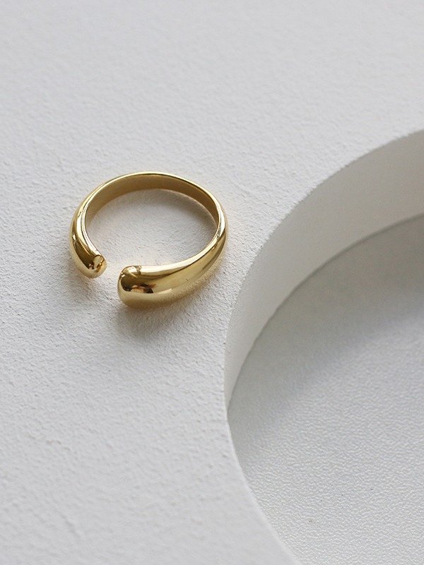Minimalist Open Curve Rings | Gold & Silver Tone product image (8)