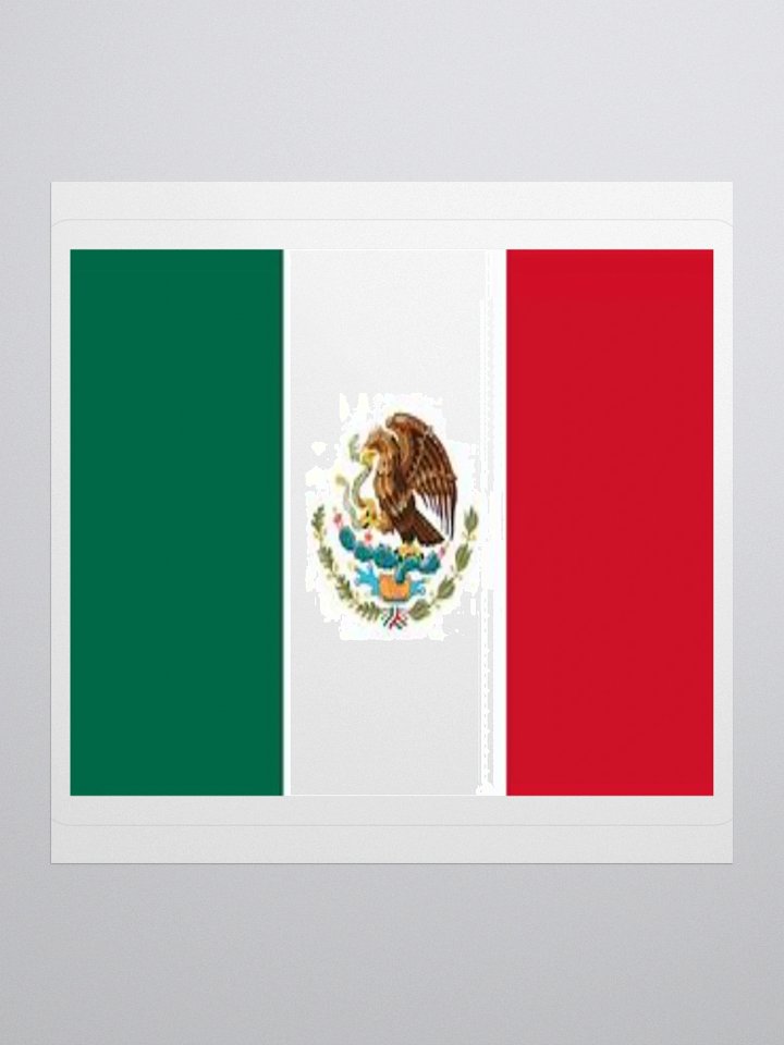 Mexico National Flag Sticker - Exclusive Vinyl Design, Multiple Sizes product image (2)