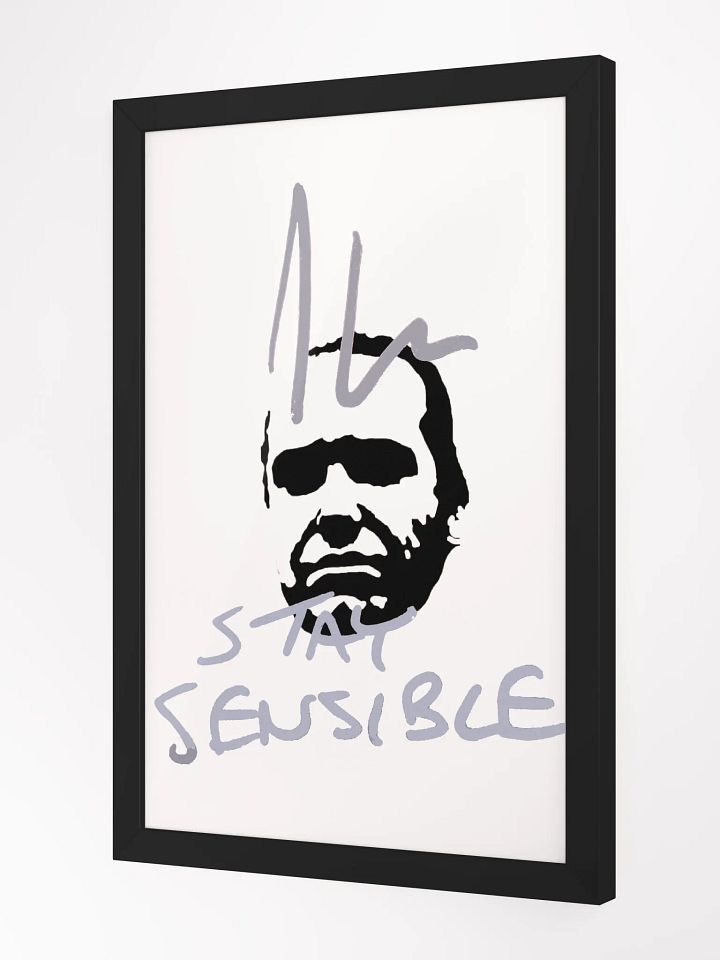 Jon Hare Stay Sensible Framed High-Quality Matte Poster product image (2)