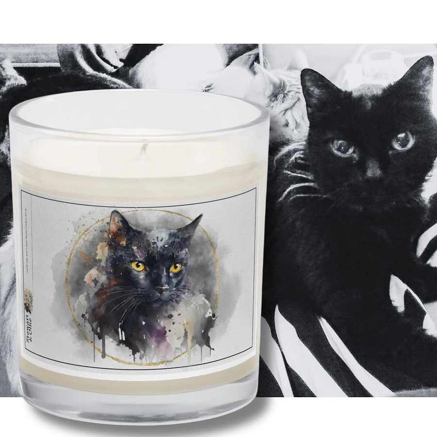 Stewart the Black Cat Soy Candle product image (1)