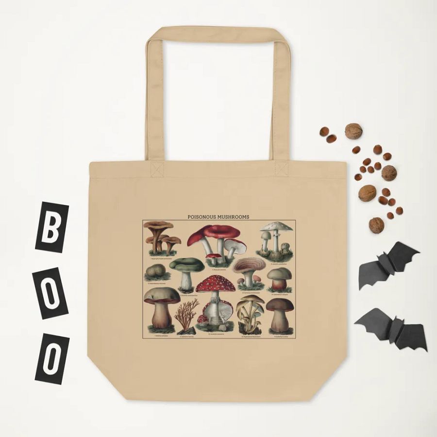 Poisonous And Edible Mushrooms Eco Tote product image (5)