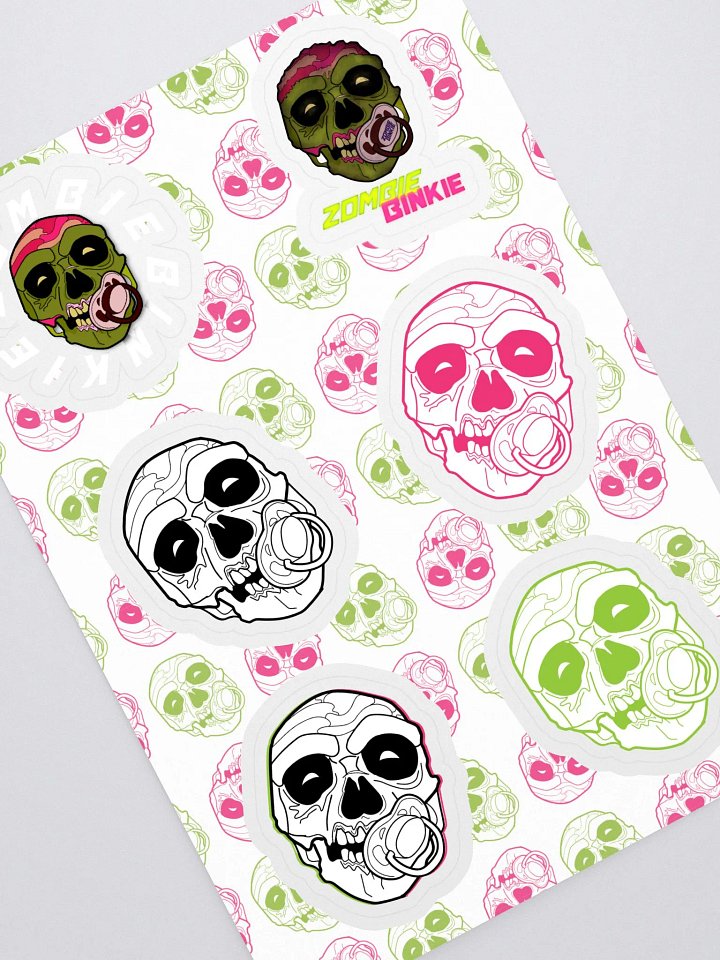 Zombie Binkie Sticker Sheet product image (2)