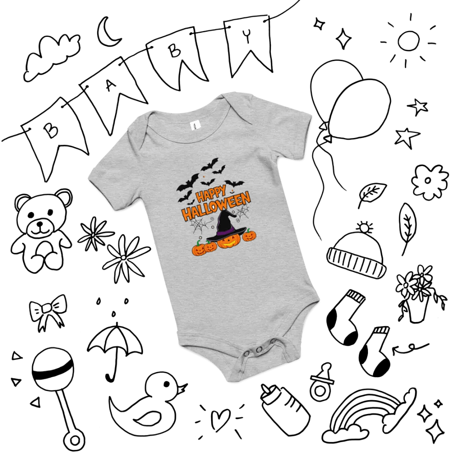 Happy Halloween Baby Romper Onesie product image (12)