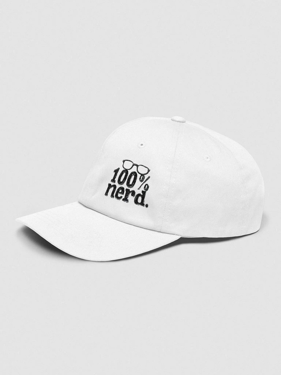 "100% Nerd." Hat product image (3)