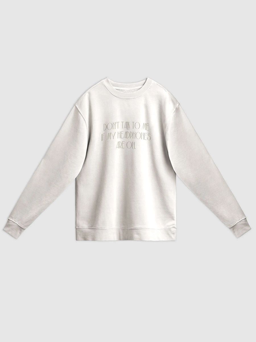 HEADPHONES ON (variant 17) printed pigment crewneck product image (9)