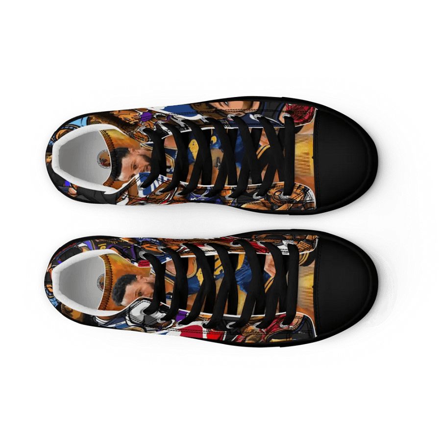 Balik Tanaw NBA Action Men's High Top Canvas Shoes product image (12)