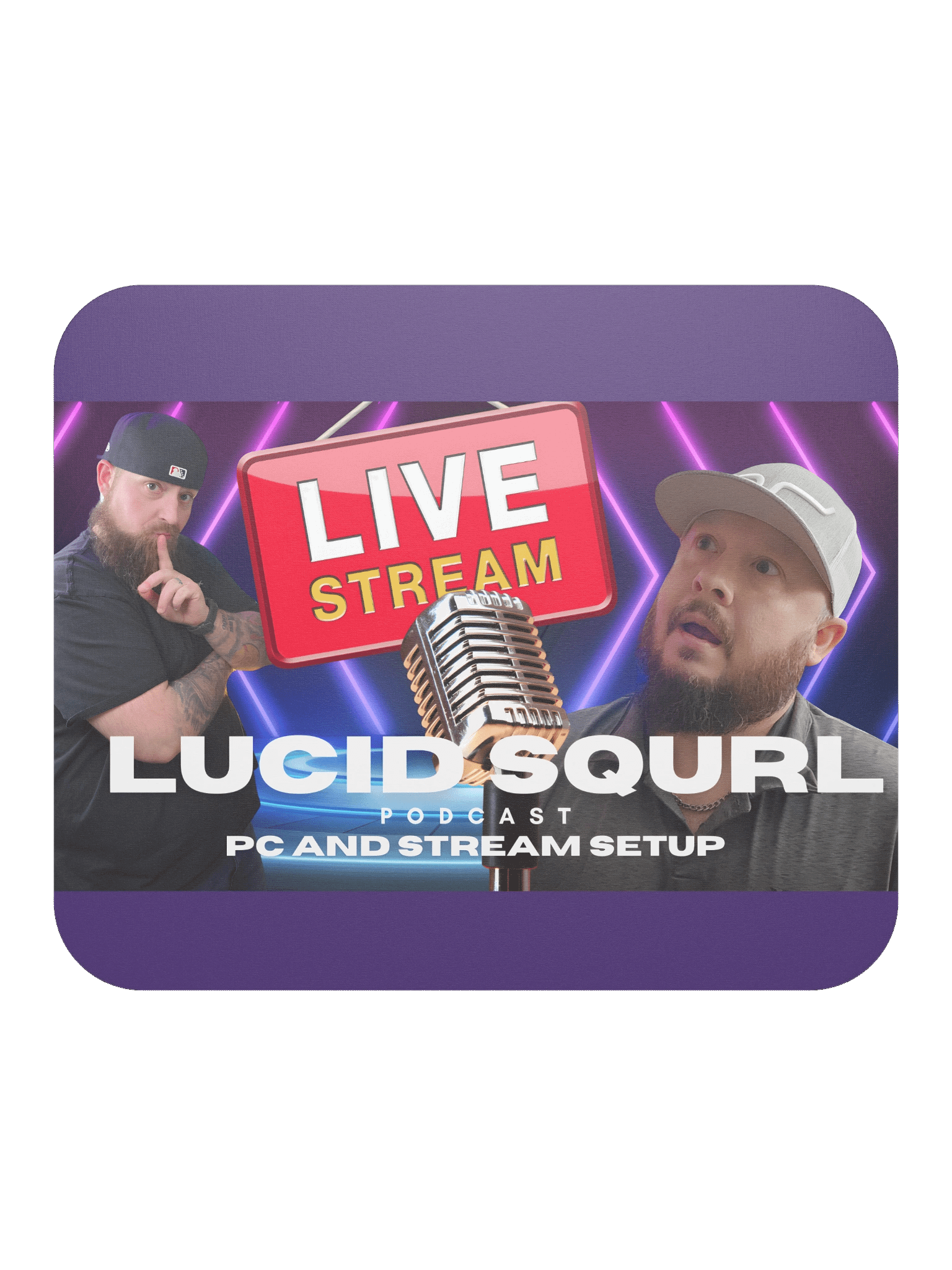 Lucid Squrl Podcast Mouse Pad – Episode 1 Edition product image (2)