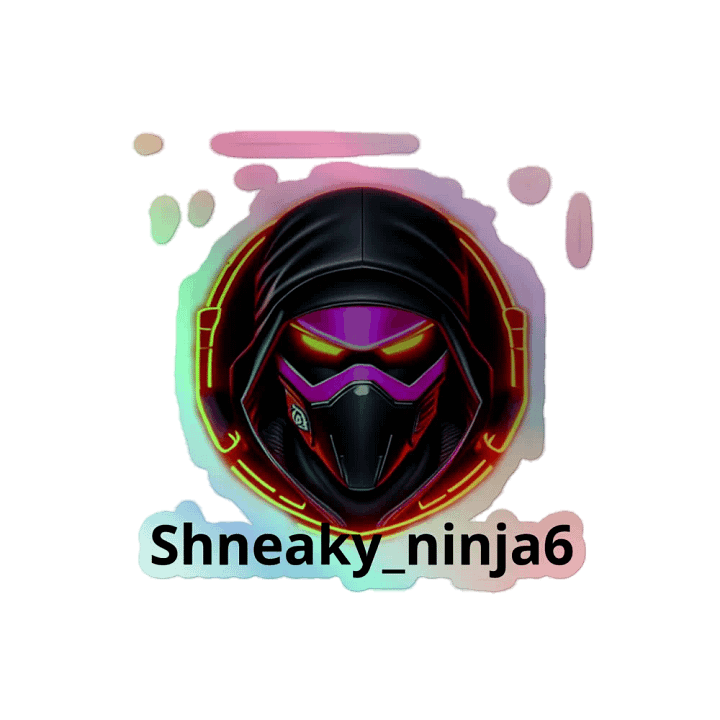 Neon Guardian Holographic Sticker Set product image (2)