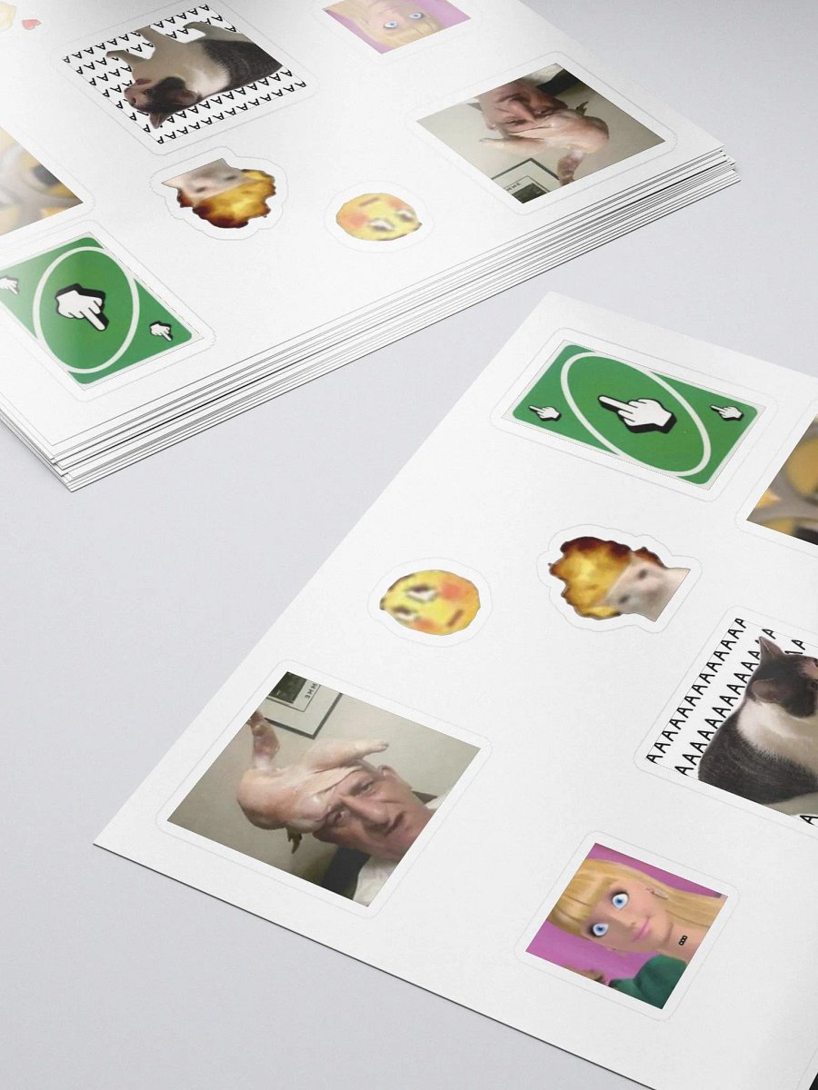 elgrace meme sticker sheet product image (5)