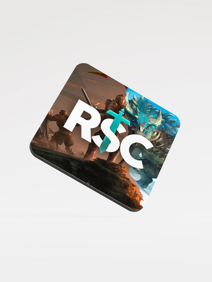 RS Chronicles Glossed Cork Coaster product image (1)