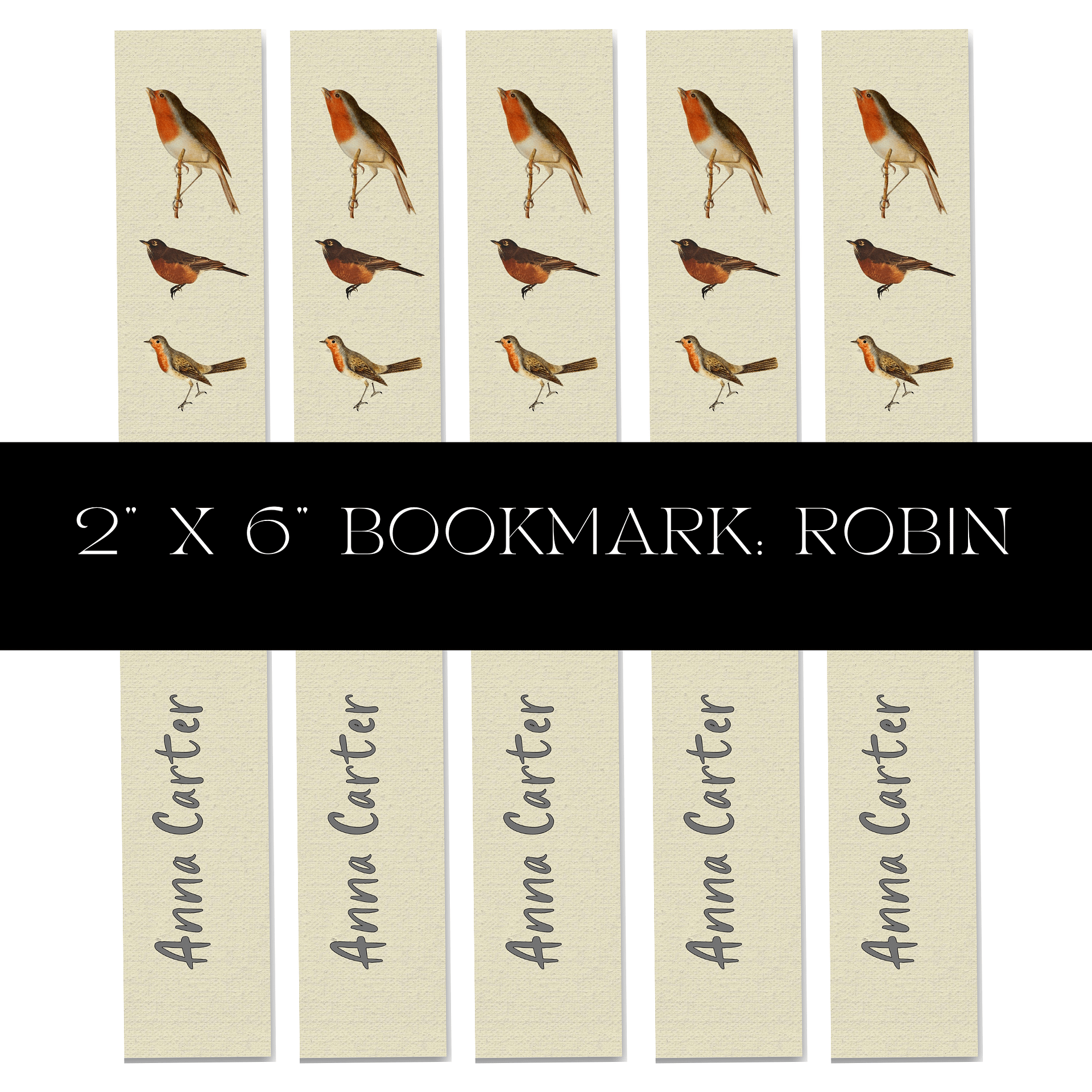 Robin Bookmark product image (1)