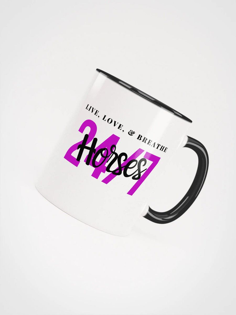Live, Love, & Breathe Horses 24/7 Mug product image (12)