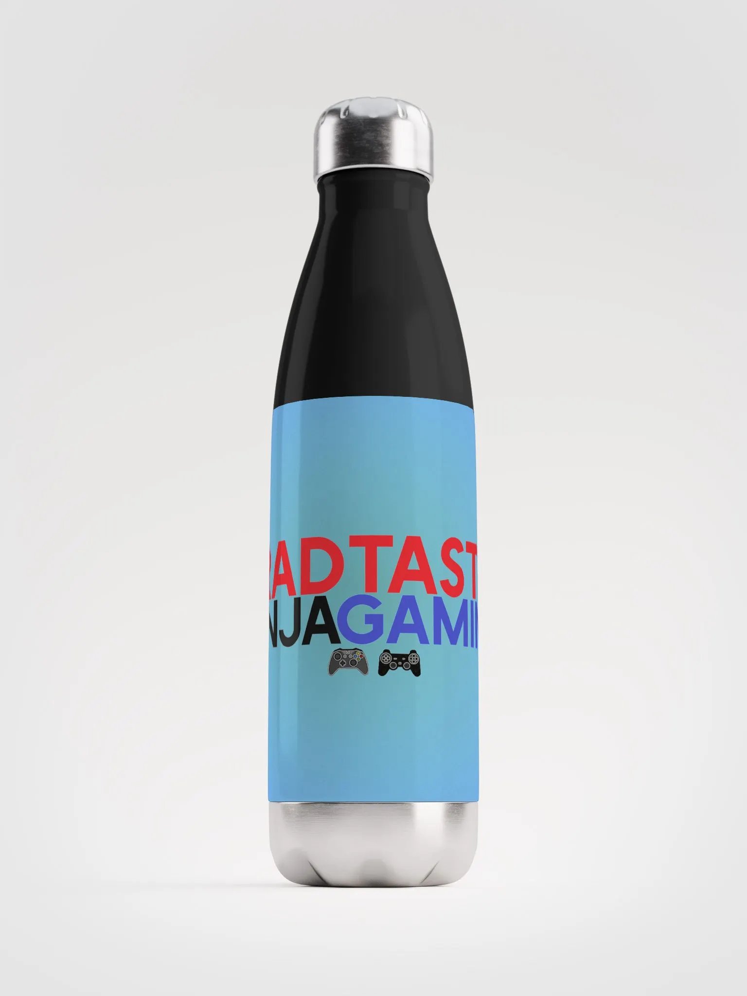 Bradtastic Ninja Gaming Logo Stainless Steel Bottle product image (1)